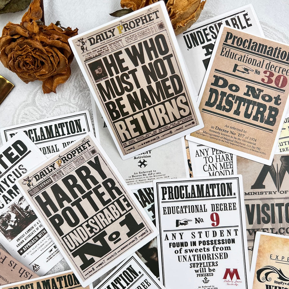 Daily Prophet Square Stickers