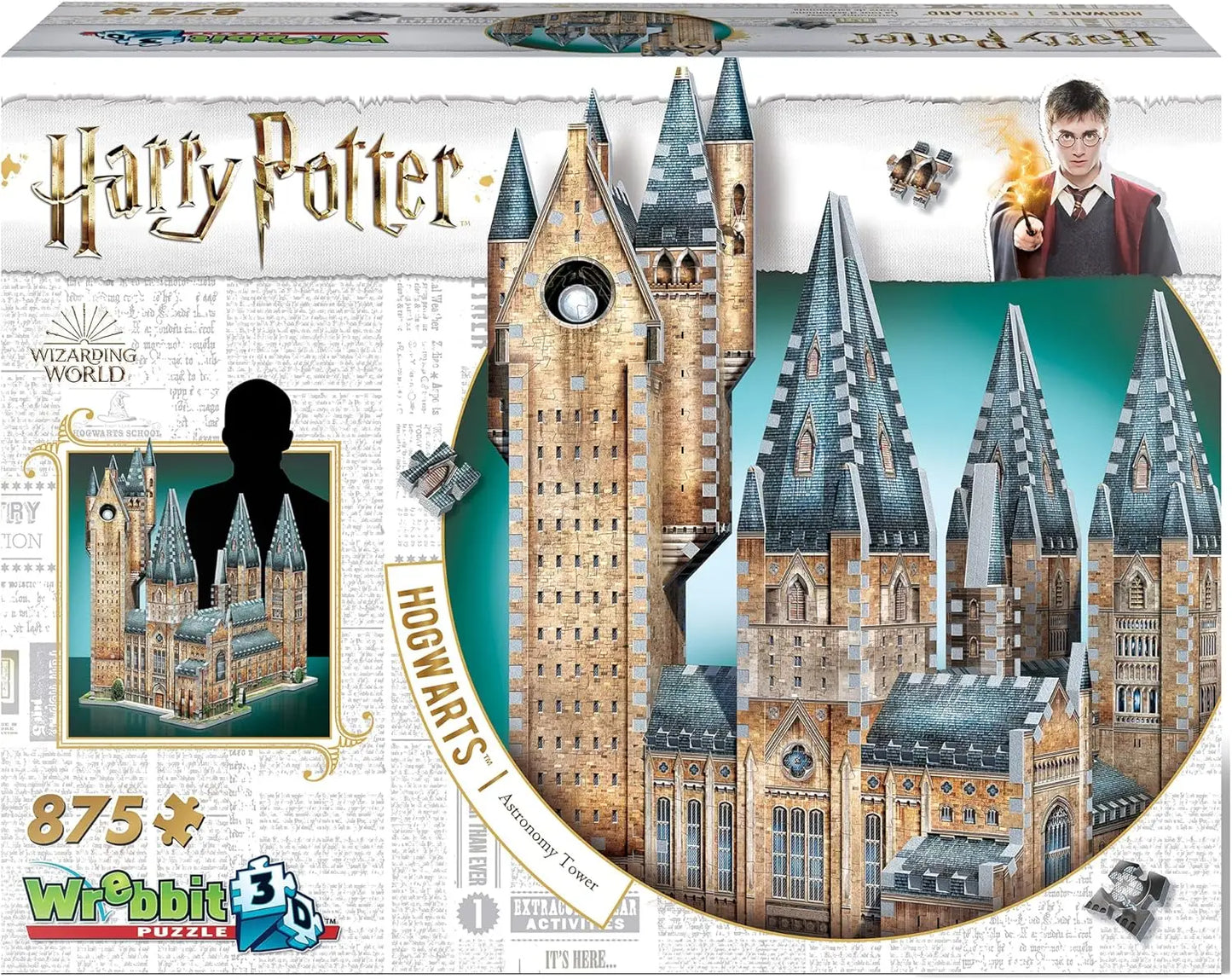 Hogwarts Castle 3D Jigsaw Puzzle (875 Pieces)