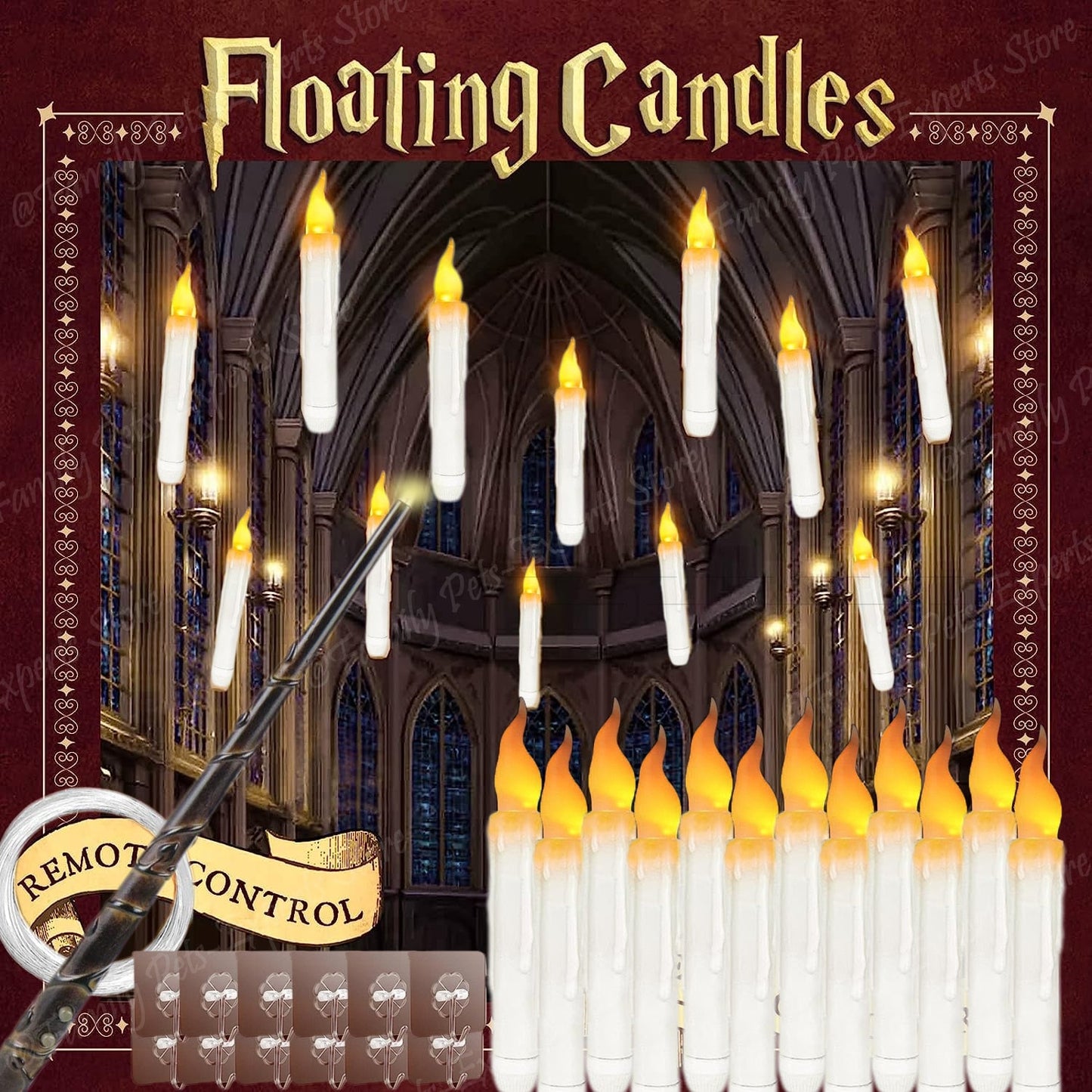 Harry Potter Inspired Floating Candles