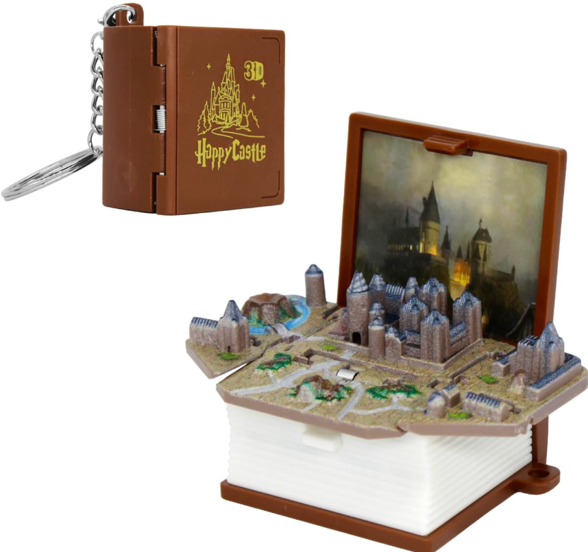 3D Hogwarts Castle Pop-up Keychain