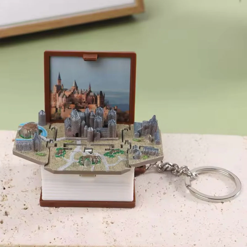 3D Hogwarts Castle Pop-up Keychain