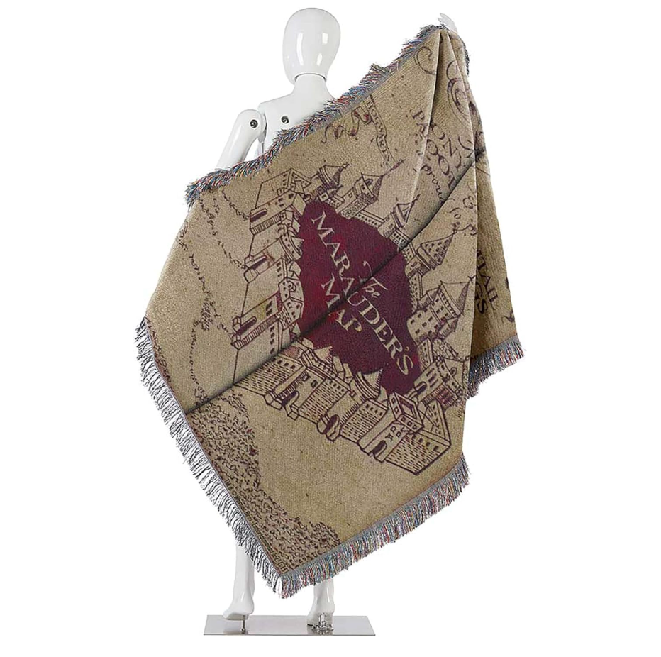 Marauder’s Map Woven Blanket