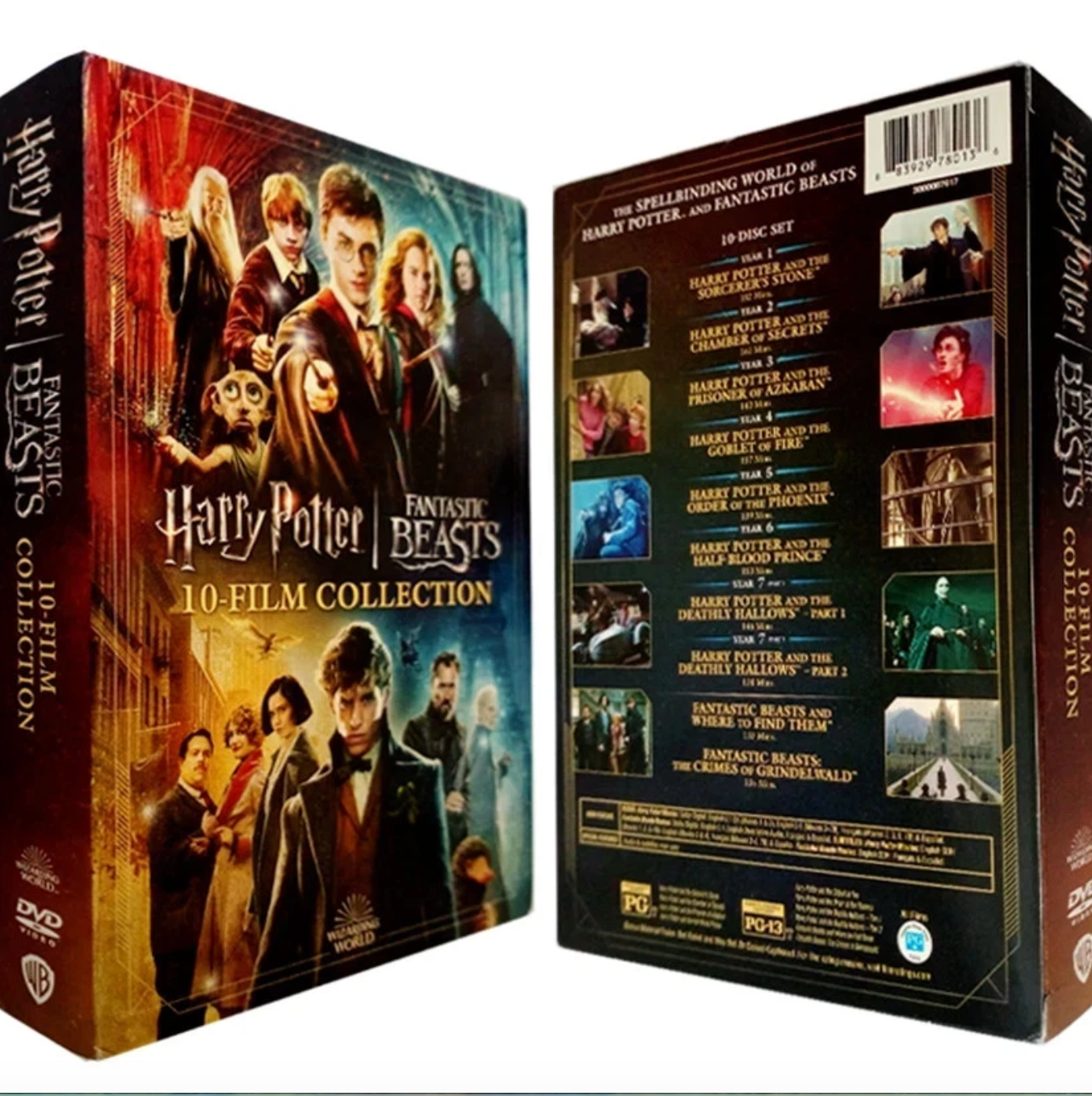 Wizarding World 10 Film Collection (DVD Box Set)