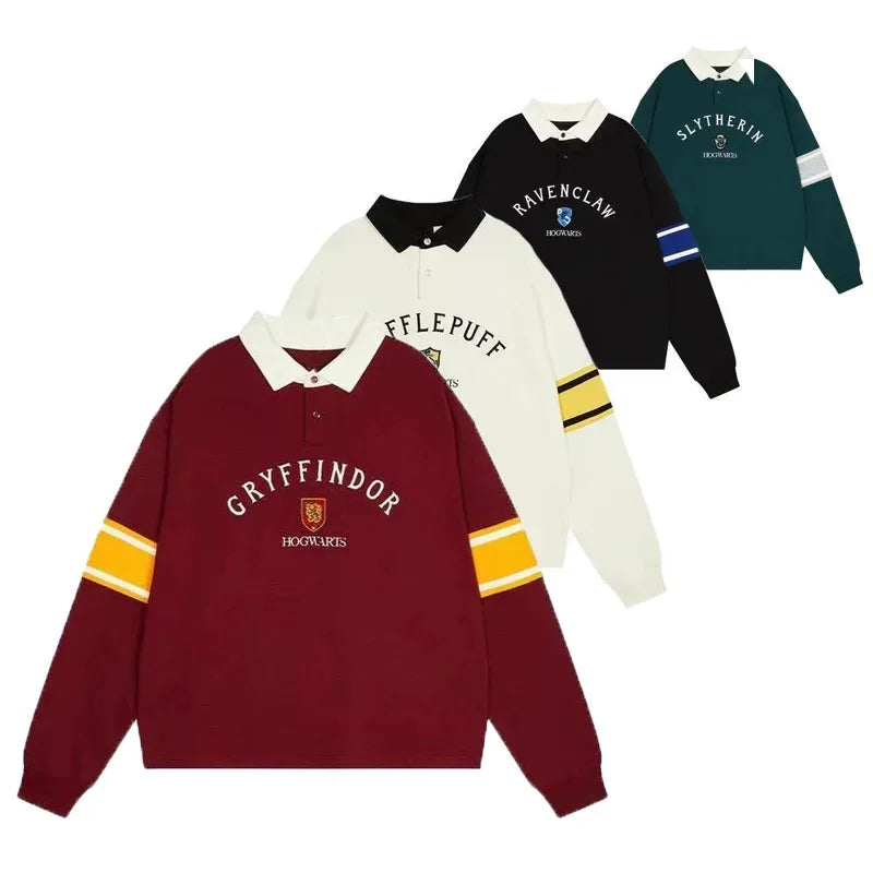 Hogwarts House Retro Long Sleeve Shirts