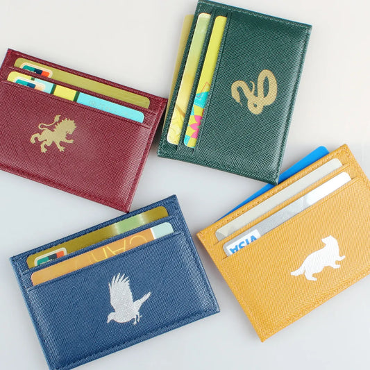 Hogwarts House Leather Cardholders