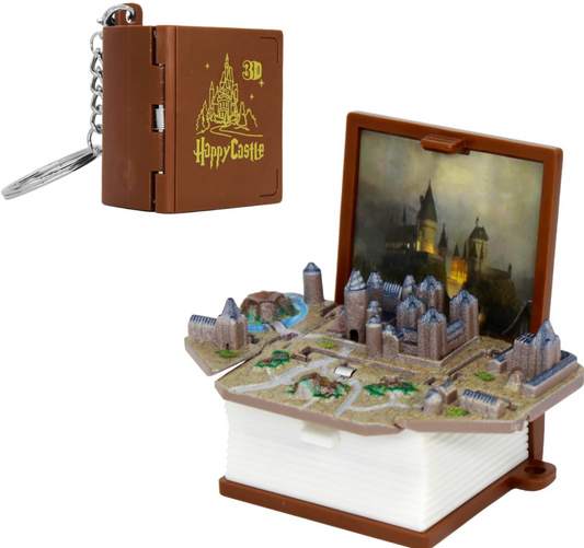3D Hogwarts Castle Pop-up Keychain