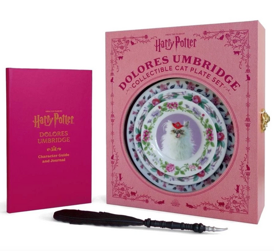 Dolores Umbridge Collectible Cat Plate Set