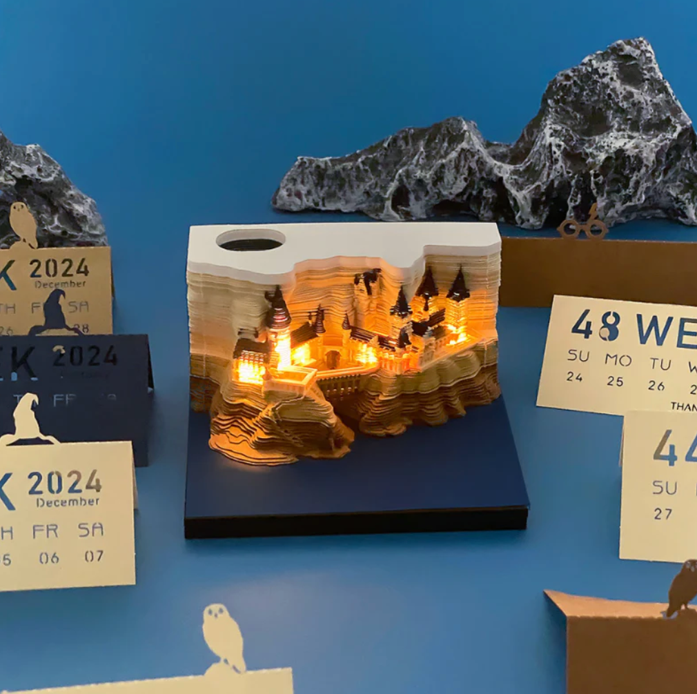 Hogwarts Castle 3D Calendar