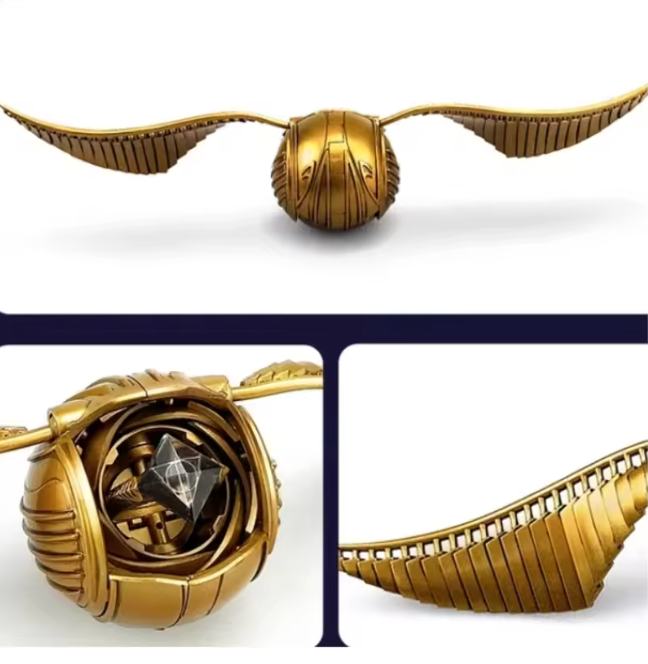Golden Snitch with Resurrection Stone